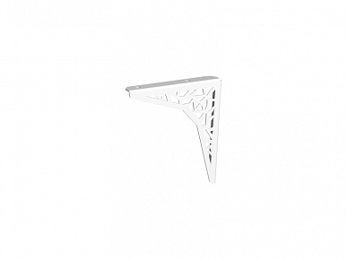 Кронштейн Ажур 120х120 п.порошок белый