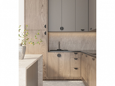 Ручка накладная MOON 32(100) графит