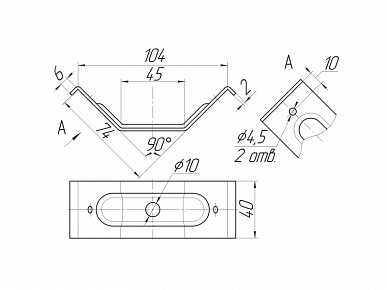 Скрепа стола Н-40