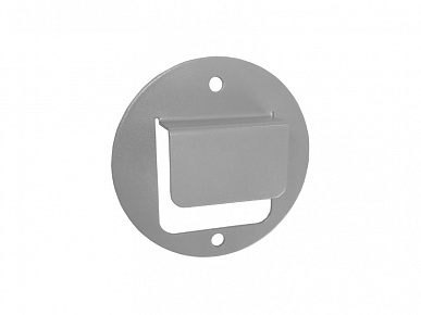 Держатель на ограничитель кровати металлик