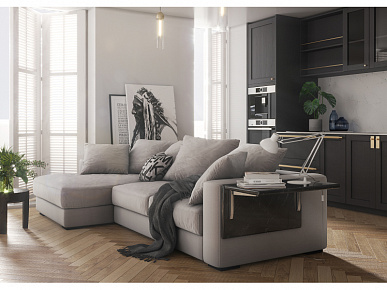 Консоль складная белая