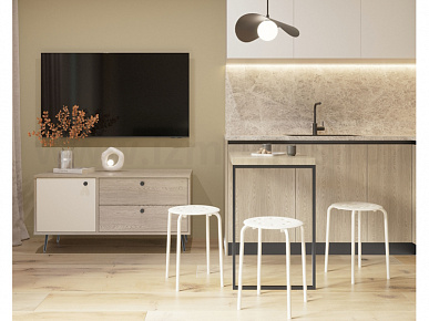 Табурет MARI белый