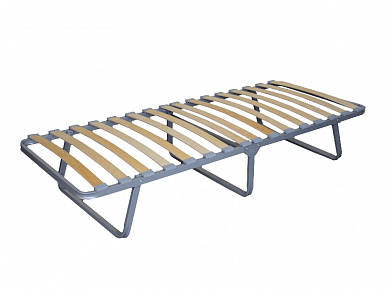 Раскладушка "ЛИРА" серая