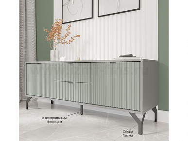 Опора ф 25х150 центр фланец регулируемая золото