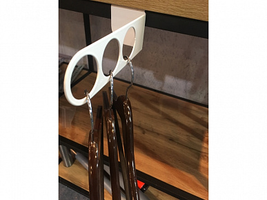 Держатель для плечиков п.порошок серый