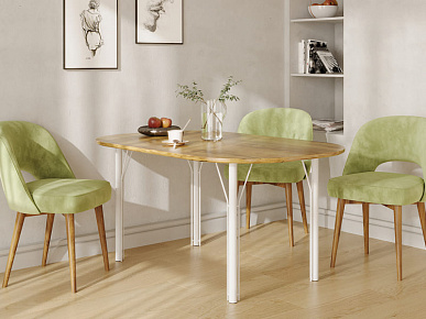 Опора ф 40х720 УНО белая