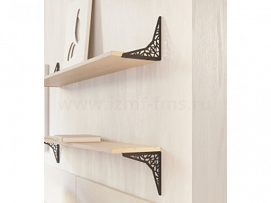 Кронштейн Ажур 120х120 п.порошок черный