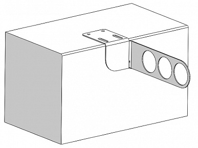 Держатель для плечиков п.порошок черный