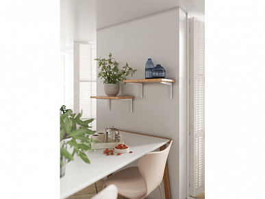 Консоль складная белая