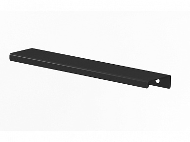 Ручка торцевая FLAT 192(220) черная