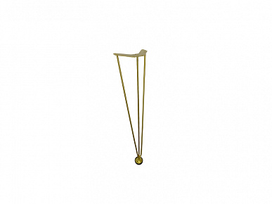 LOFT Опора табурета Н-430, золото