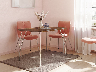 Опора "Дуга" в сборе хром матовый