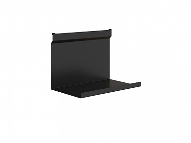 Полка для специй 1 уровень п.порошок черный