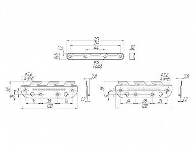 Стяжка кроватная (вариант 1)