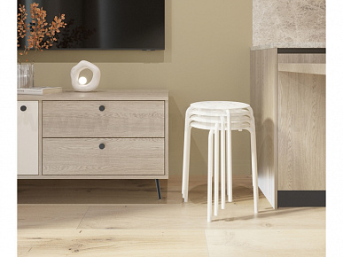 Табурет MARI белый