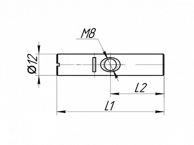 Вкладыш ф12х60 М8