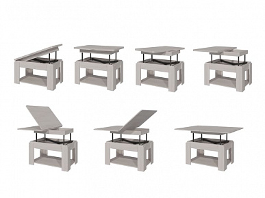 Комплект "Механизм стола трансформера МСТ-3" графит