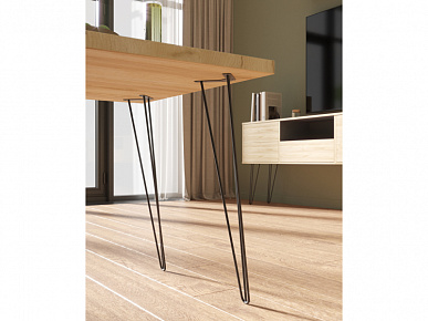 LOFT Опора стола в сборе Н-620 нерегулируемая черная