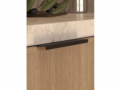 Ручка торцевая FLAT 256(296) золото