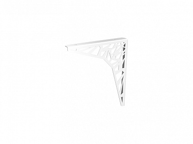 Кронштейн Ажур 200х200 п.порошок белый