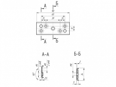 Стяжка кроватная в сборе