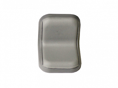 Уголок пластиковый с заглушкой серый (18) - 100шт