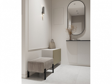 Опора Дуэт ф25х150 белая