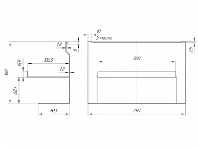 Держатель полотенец п.порошок черный