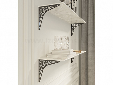 Кронштейн Ажур 200х200 п.порошок черный