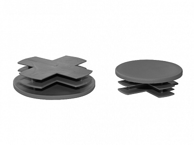 Заглушка трубы ф51 серая