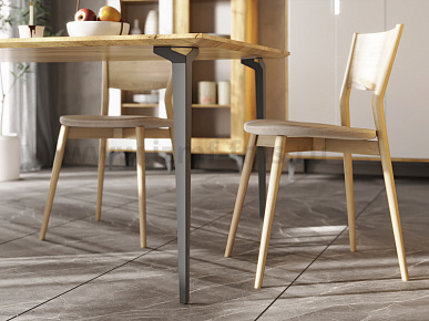 Опора "Бета" 720 регулируемая черная