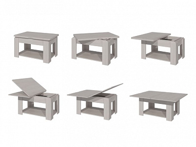 Комплект "Механизм стола трансформера МСТ-3" графит