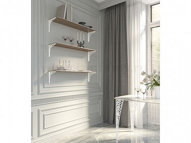 Кронштейн Ажур 200х200 п.порошок черный