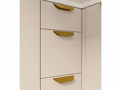 Ручка накладная трапеция 64(150) белая