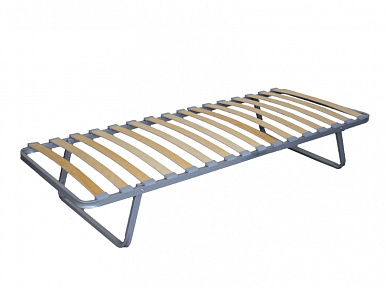 Раскладушка "ЛЕДА" серая