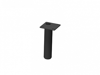 Опора ф 25х120 регулируемая черная