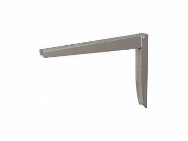 Консоль складная серая металлик