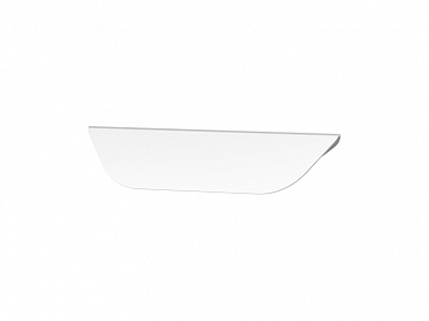 Ручка накладная трапеция 64(150) белая