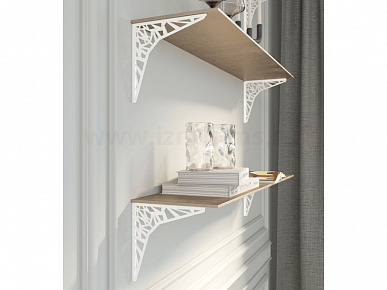 Кронштейн Ажур 200х200 п.порошок белый