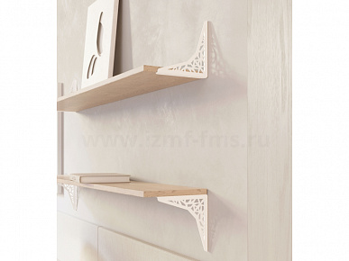 Кронштейн Ажур 120х120 п.порошок белый