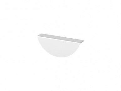 Ручка накладная MOON 32(100) белая